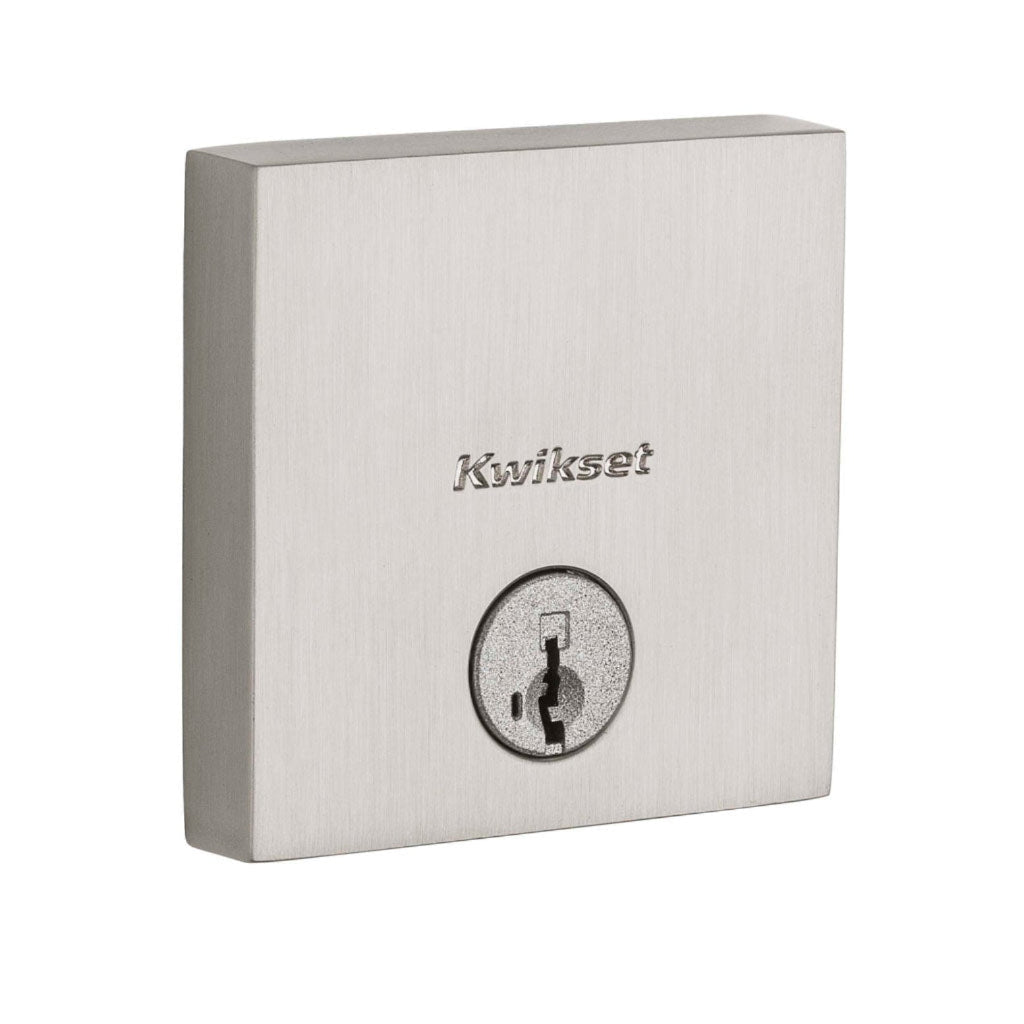 Deadbolt Sencillo Downtown con SmartKey™ níquel satinado