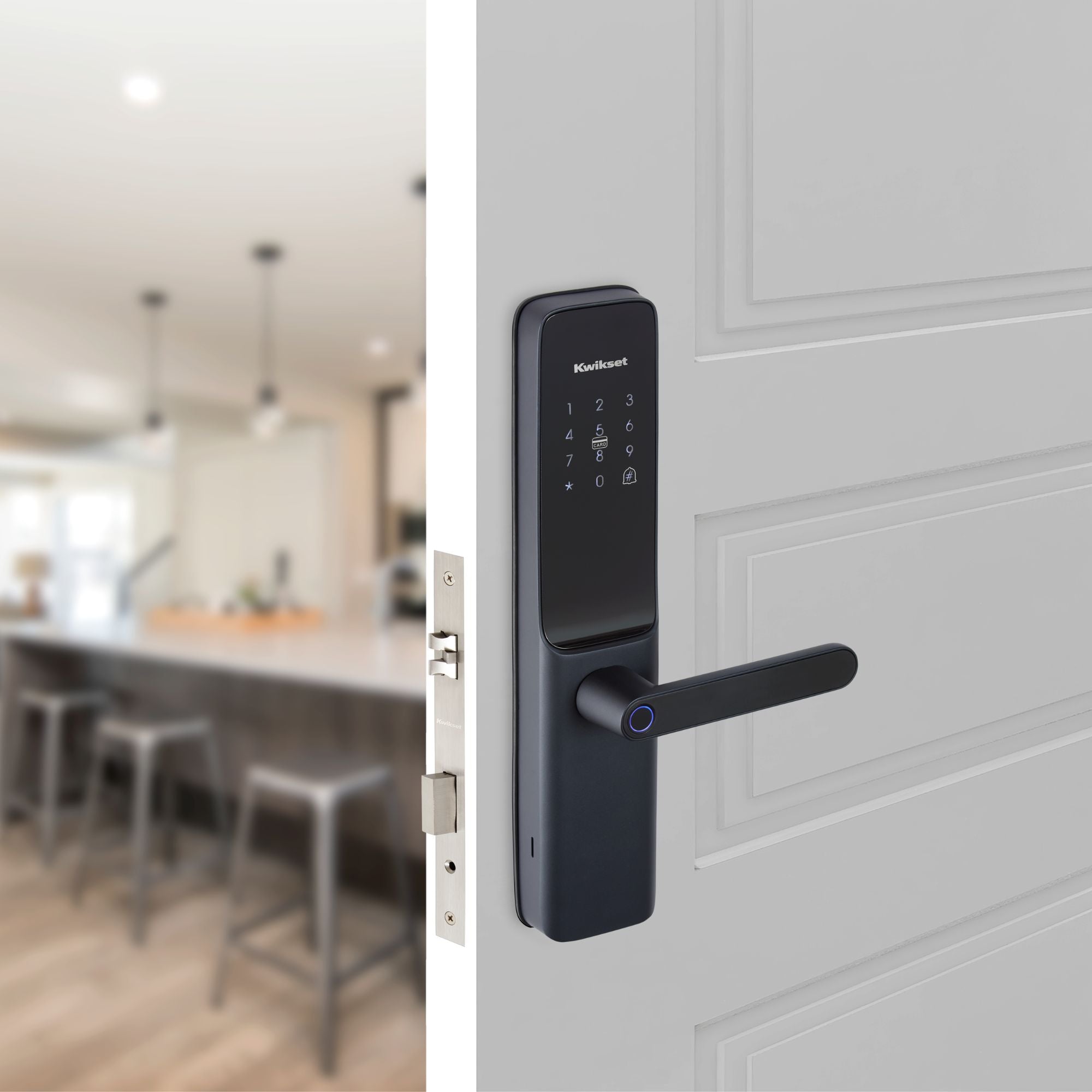 Cerradura Digital Mortise Orion 4 en 1 con Huella, Código y Tarjetas