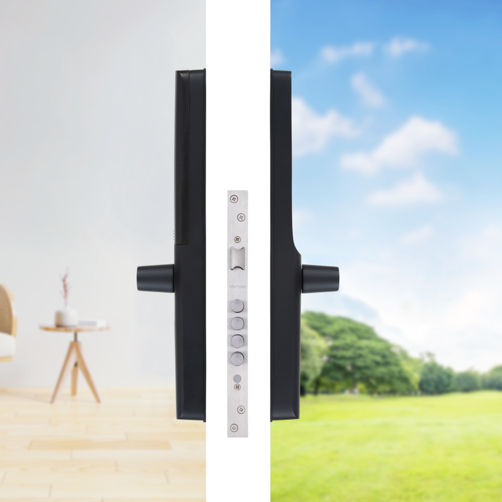 Cerradura Digital Mortise Orion 4 en 1 con Huella, Código y Tarjetas