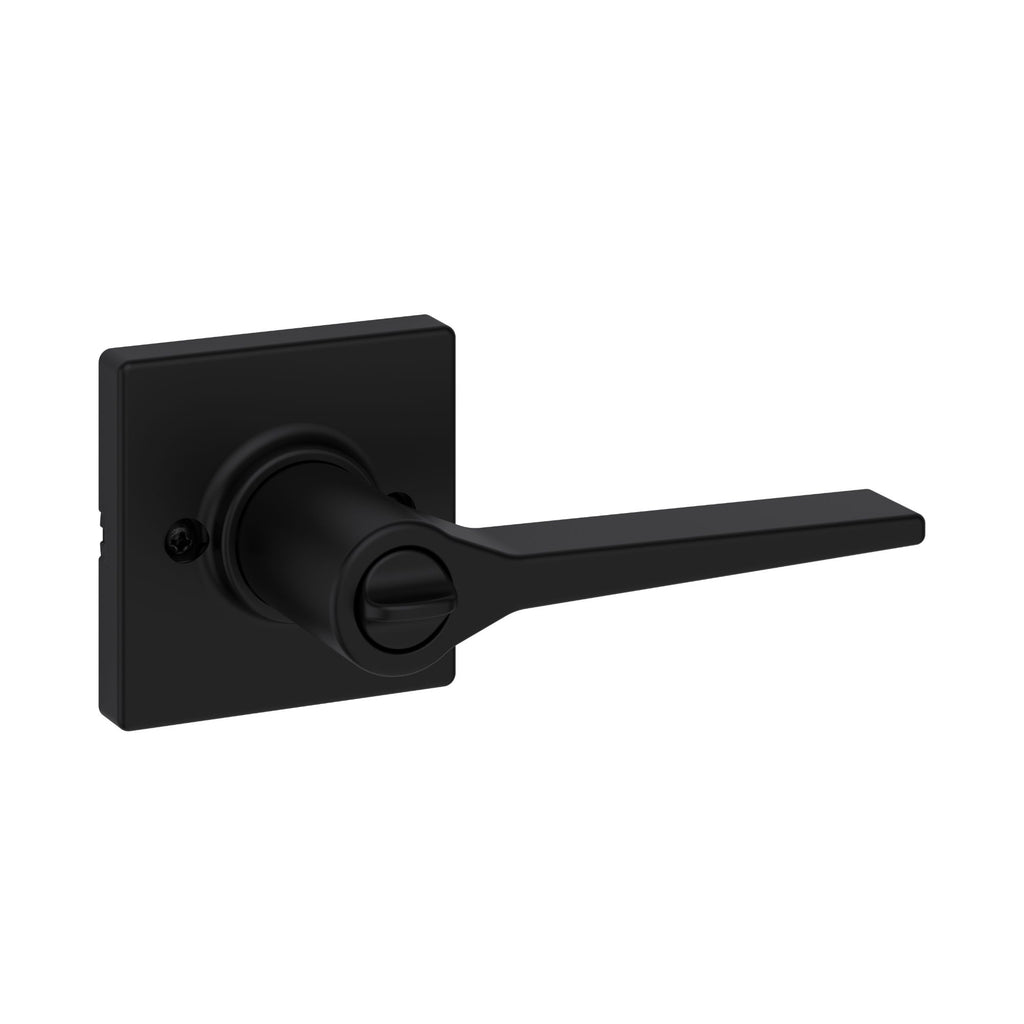 Lever de privacidad (quadrado) Hollis negro mate