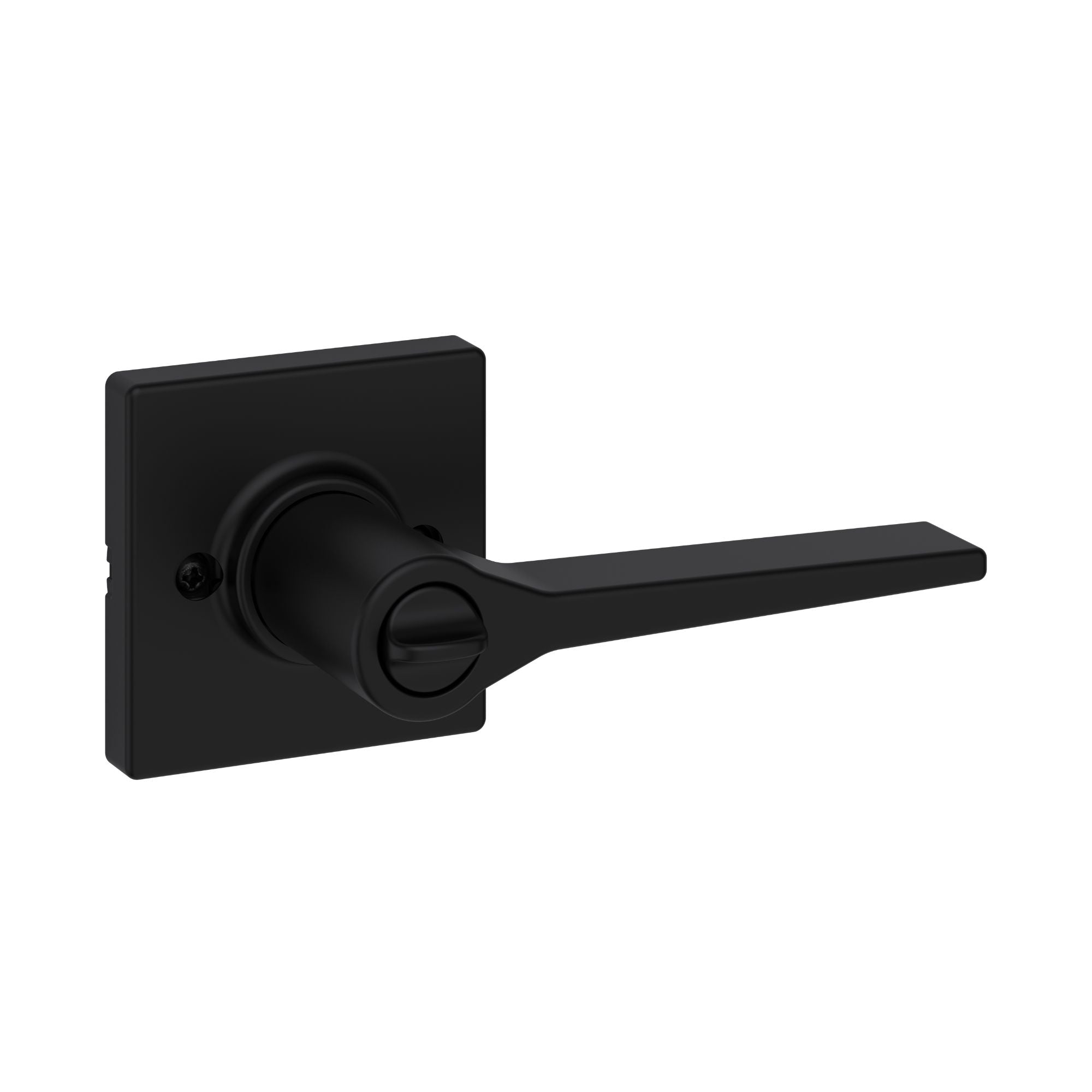 Lever de privacidad (quadrado) Hollis negro mate