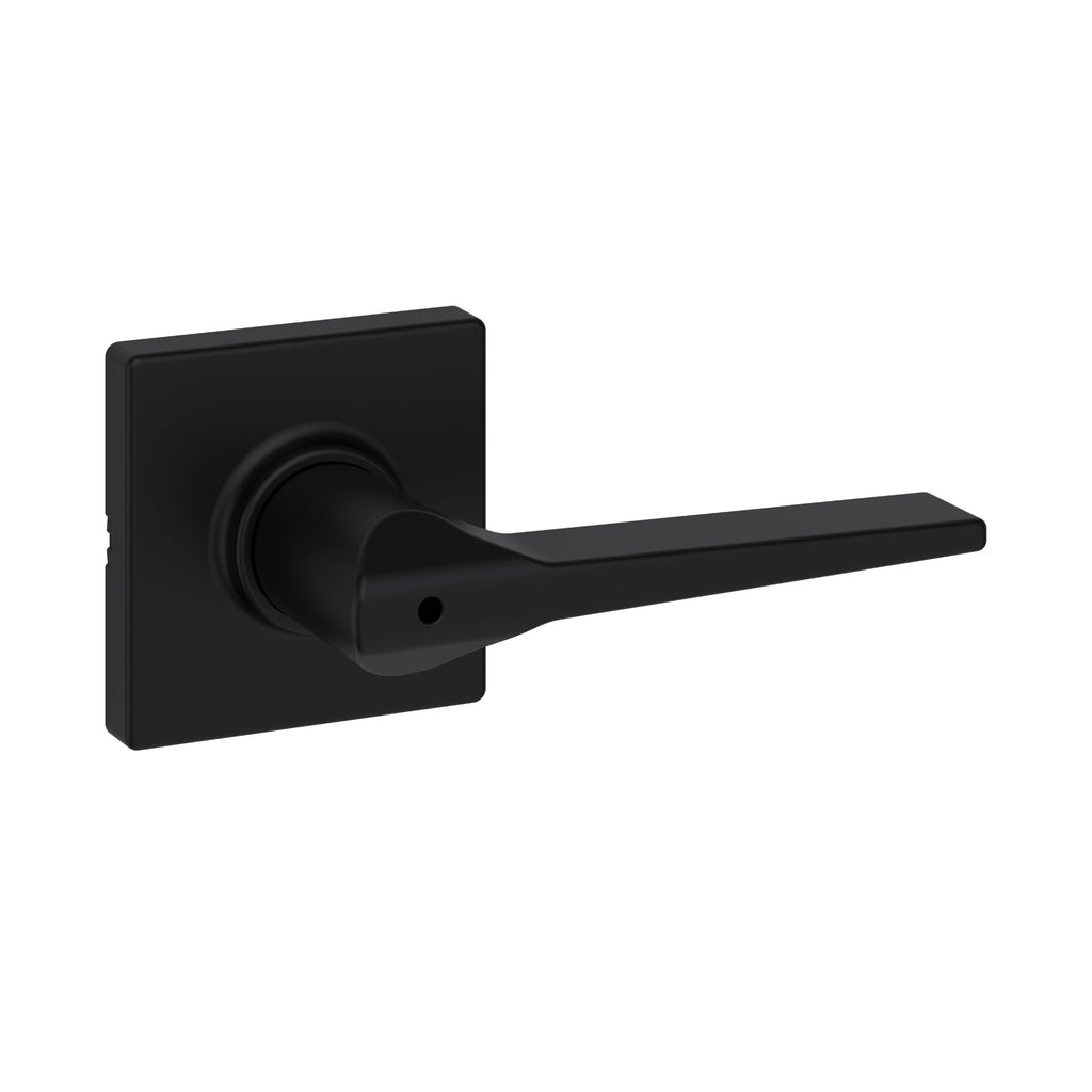 Lever de privacidad (quadrado) Hollis negro mate