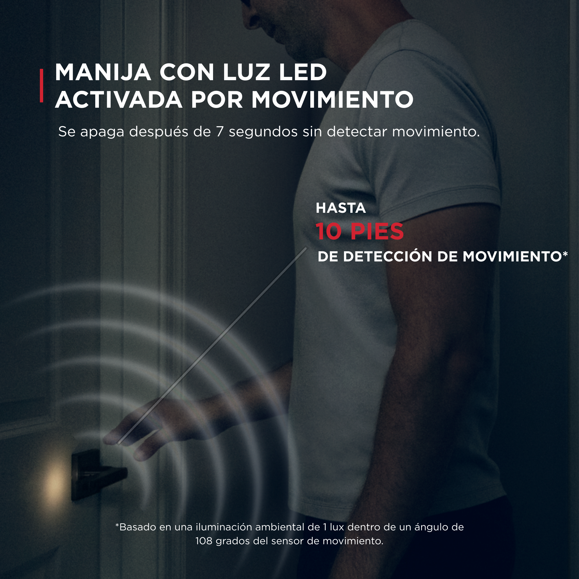 Lever Halifax con Luz LED