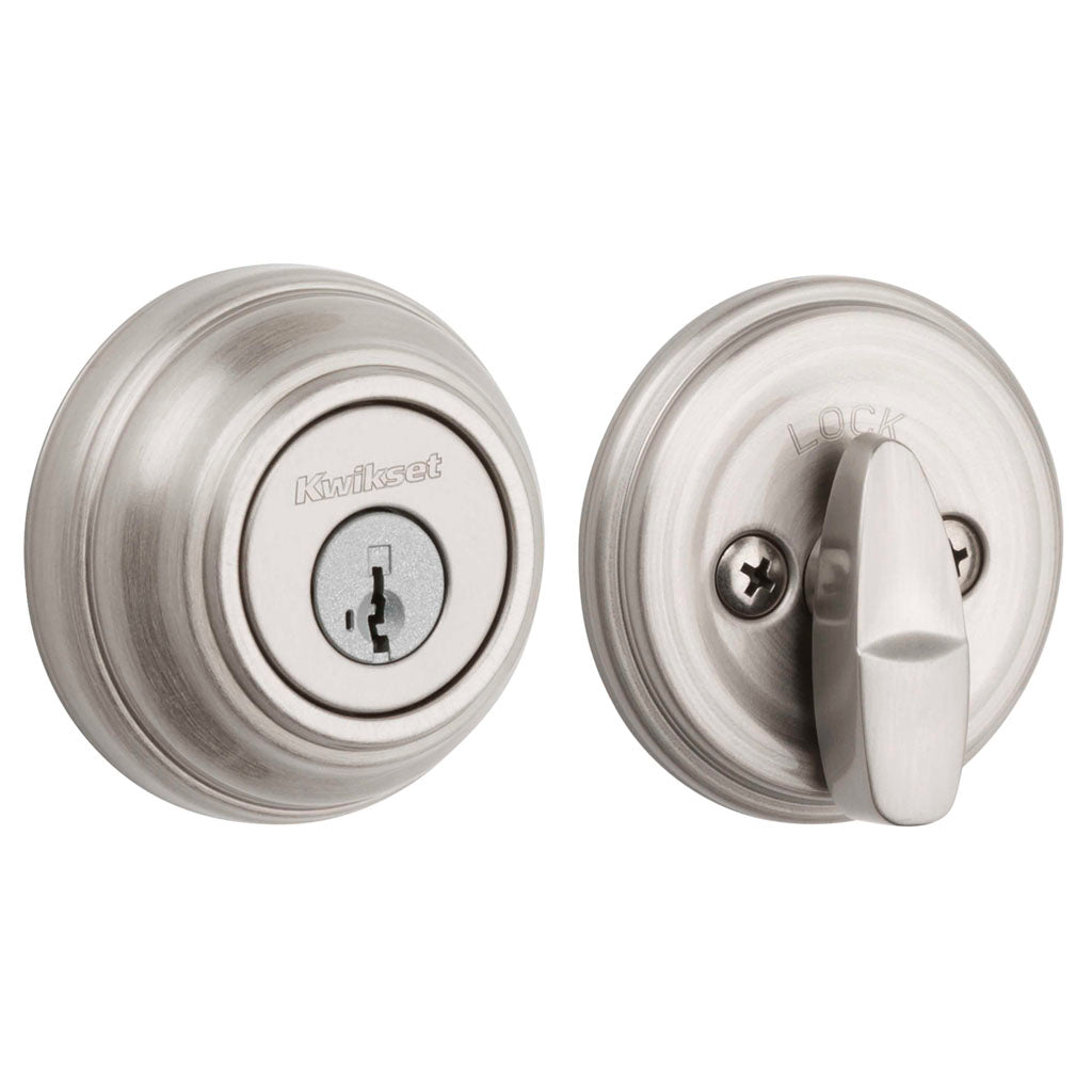 Deadbolt Sencillo 980 con SmartKey™ níquel satinado