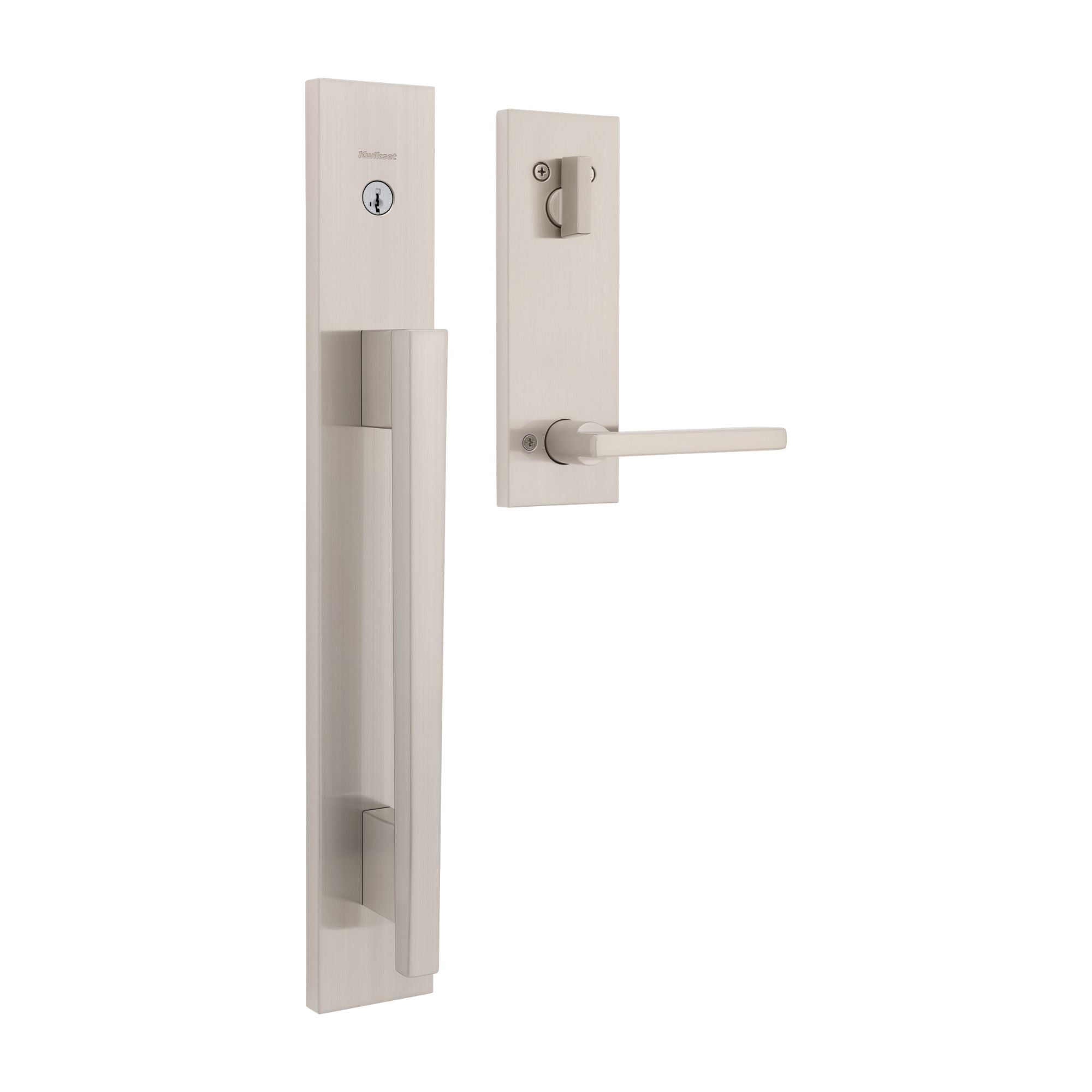 Handleset KwikSlide™ Caerus Níquel Satinado