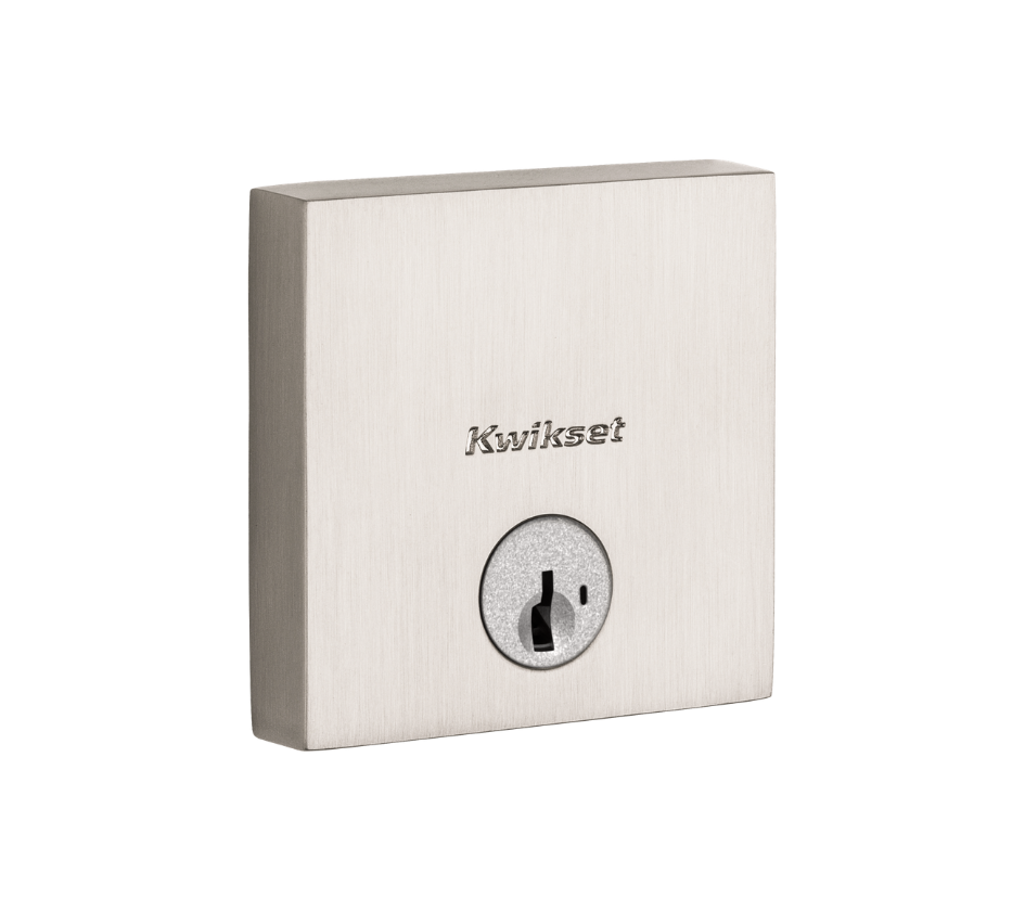 Deadbolt Sencillo Downtown con SmartKey™ níquel satinado