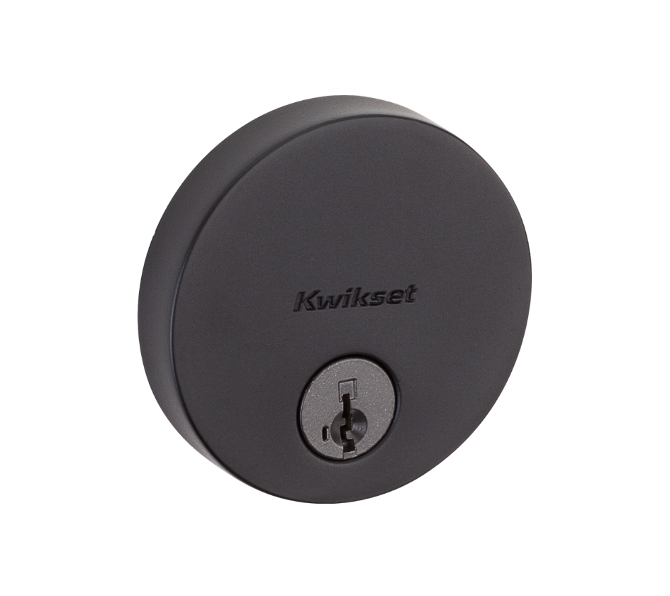 Deadbolt Sencillo Uptown con SmartKey™ negro mate