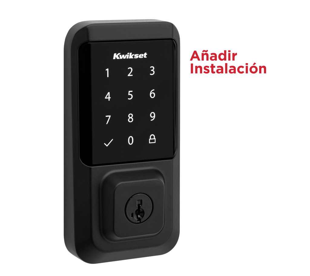 Cerradura inteligente Halo Touchscreen ™ con Wi-Fi negro mate