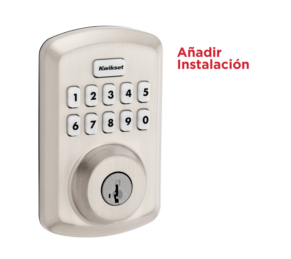 Cerradura electrónica Powerbolt ® 250 níquel satinado