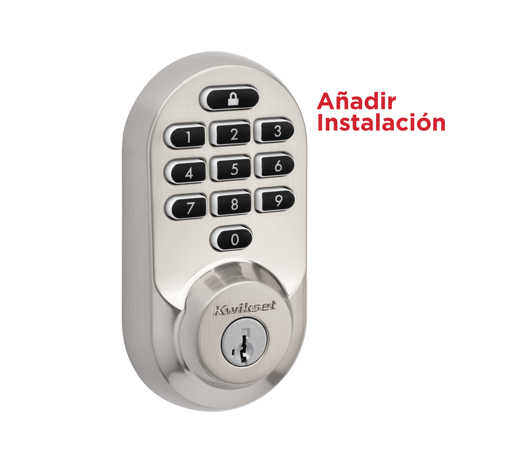 Cerradura inteligente Halo Keypad ™ con Wi-Fi níquel satinado