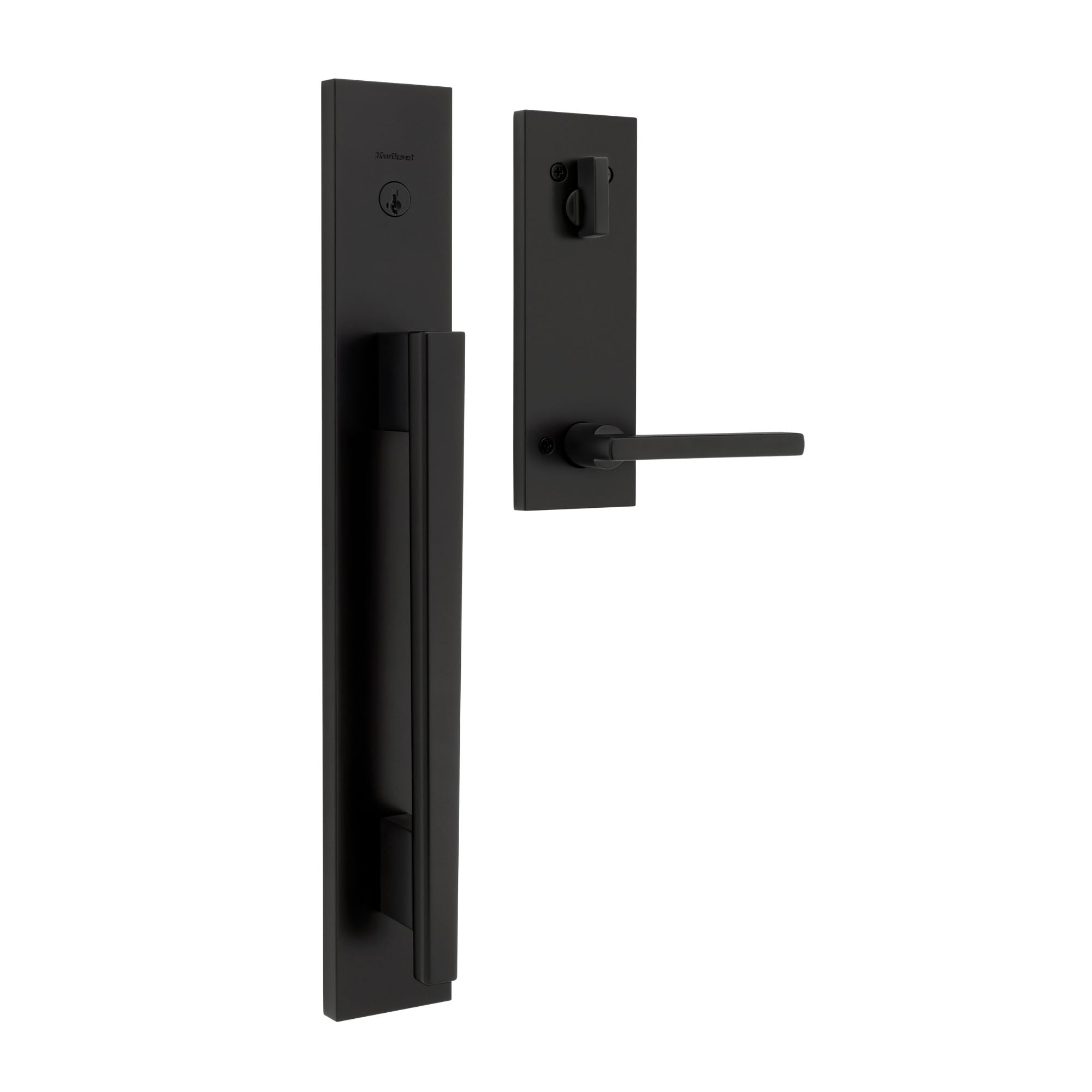 Handleset KwikSlide™ Caerus Negro Mate