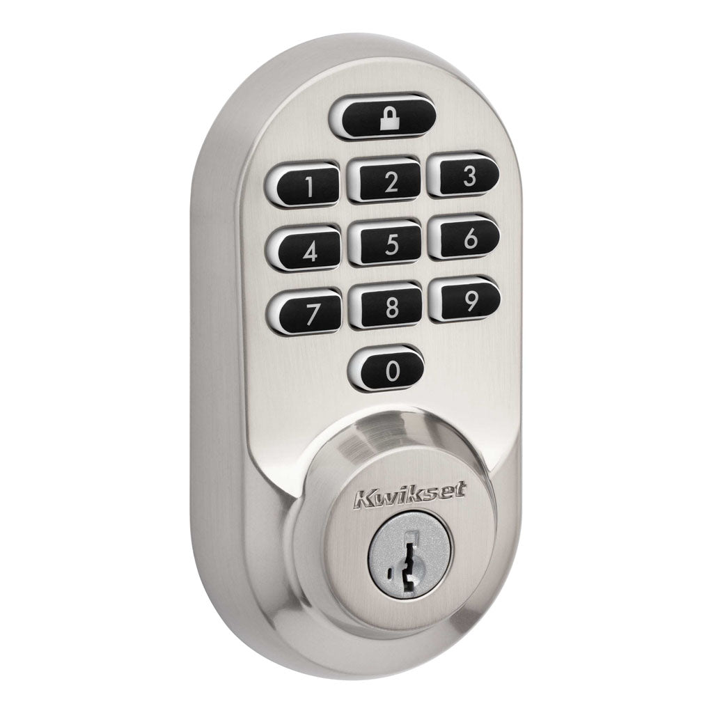 Cerradura inteligente Halo Keypad ™ con Wi-Fi níquel satinado
