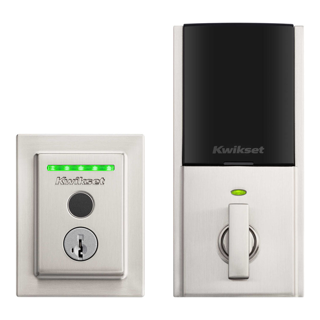 Cerradura inteligente Halo Fingerprint ™ con Wi+Fi níquel satinado