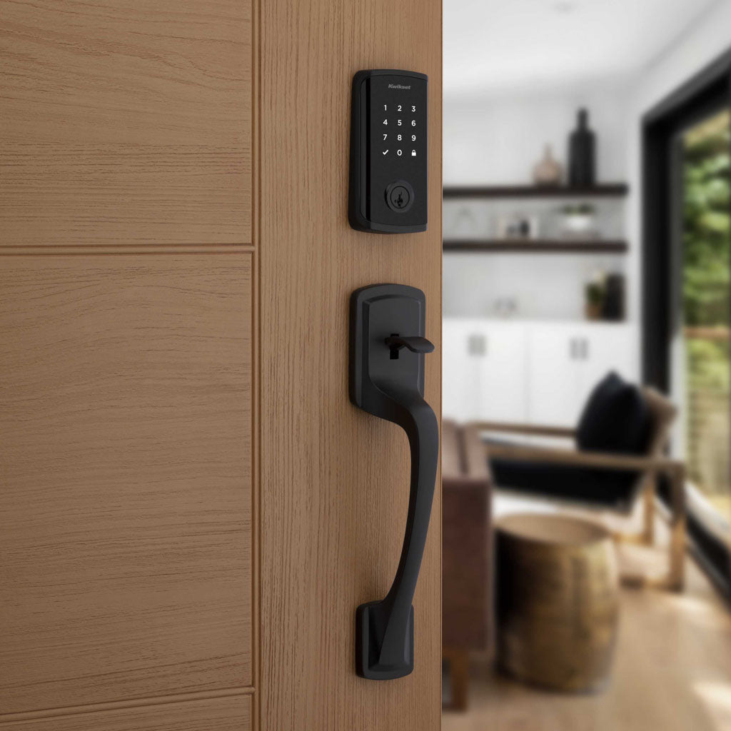 Cerradura inteligente Halo Select ™ con Wi-Fi negro mate